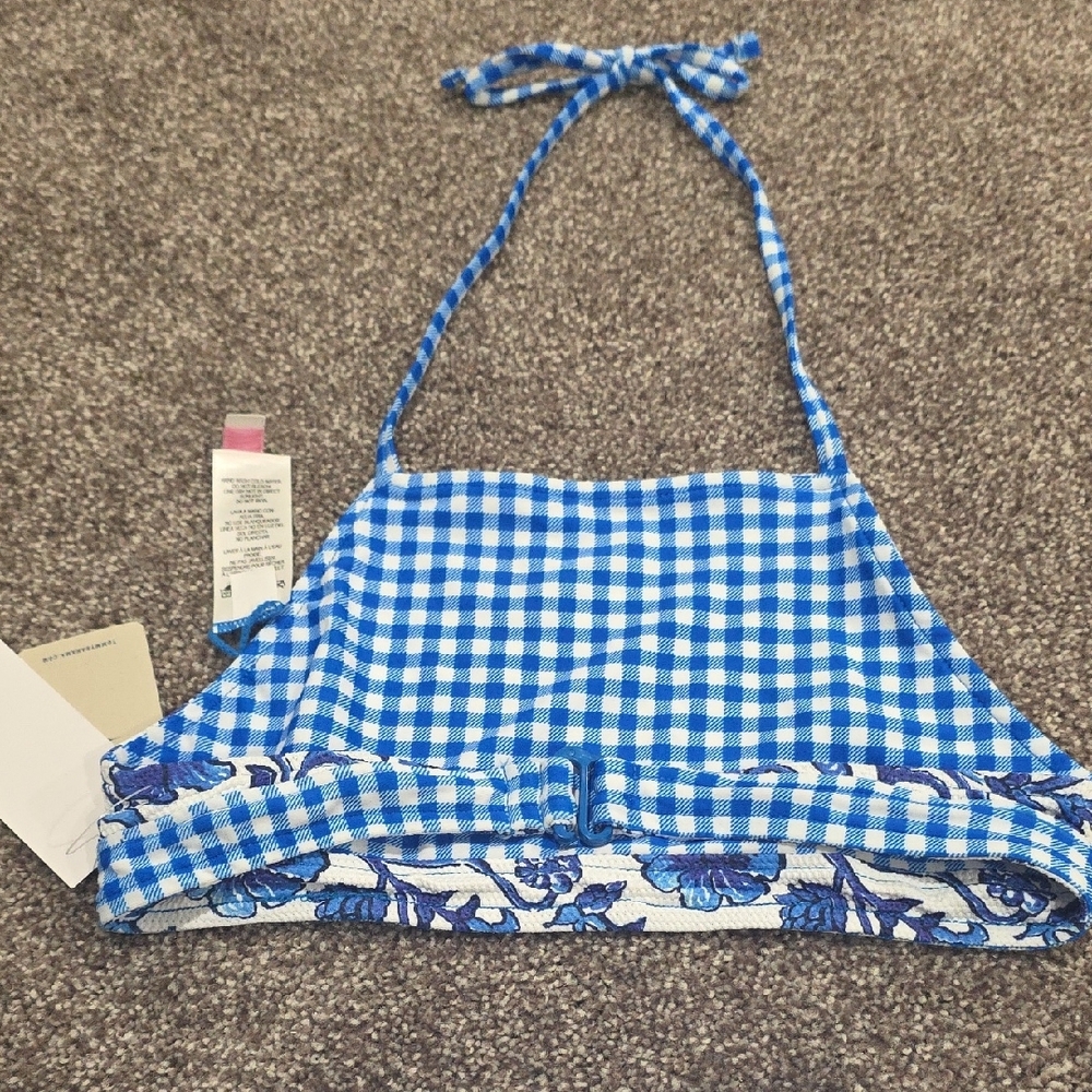 Tommy Bahama Reversable Blue and White Two Piece Set with Floral Print - Picture 5 of 5